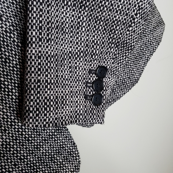 NWT Loft Stretch Cotton Tweed Blazer Size 12 - Picture 7 of 9